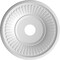 Ekena Millwork Berkshire PVC Medallion (Canopies up to 8 3/8"), 19"OD x 3 1/2"ID x 1"P, Textured Metallic Galaxy CMP19BEAGX - alternate 4